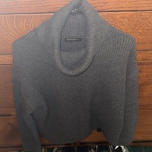 Banana Republic Charcoal Knit turtleneck